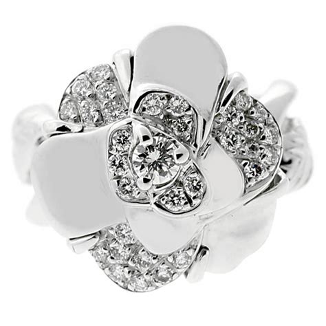 chanel camelia wedding ring price|Chanel camelia ring price.